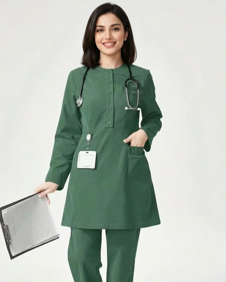 The "A-Line" Button-Down  Scrubs