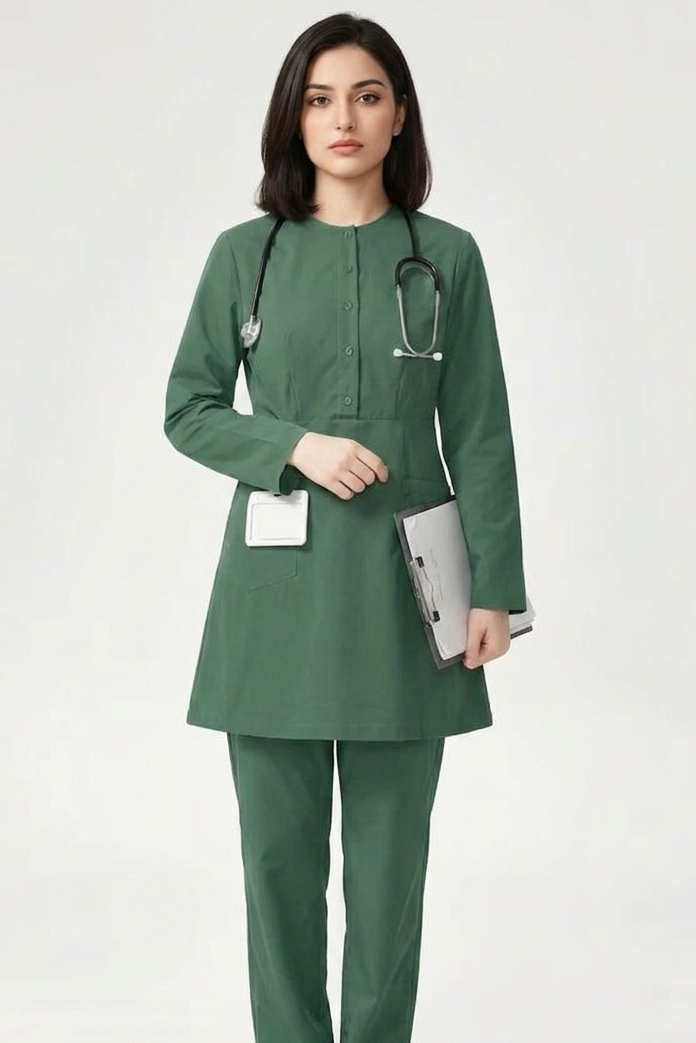 The "A-Line" Button-Down  Scrubs