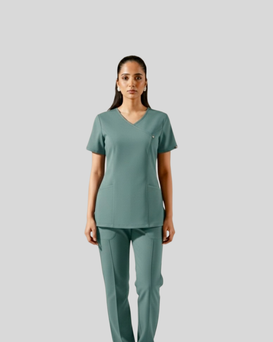 Scrub color comparison - left