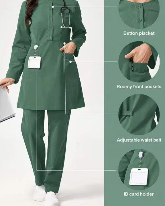 The "A-Line" Button-Down  Scrubs