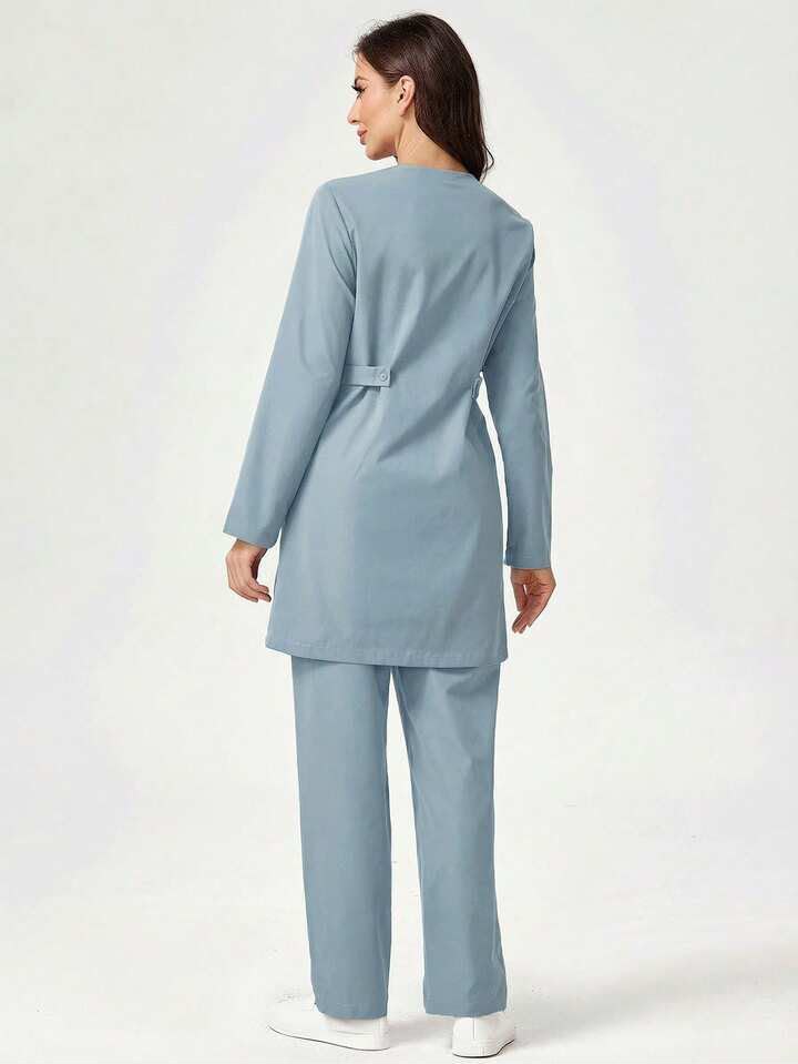 The "A-Line" Button-Down  Scrubs